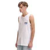 Cropp - Tank top s printom - white