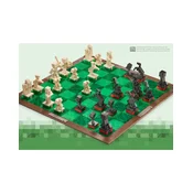 NOBLE COLLECTION – MINECRAFT – OVERWORLD HEROES VS. HOSTILE MOBS CHESS SET