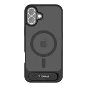Torras Torras Pstand serija futrola za iPhone 16 (crna)
