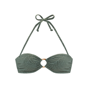 LASCANA Bikini zgornji del zelena/pastelno zelena