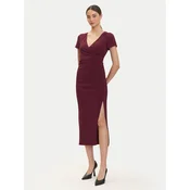 Armani Exchange Pletena obleka XW000665 AF10872 UA343 Bordo rdeča Regular Fit