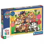 Tačke na patrulji Super Color 104-delna sestavljanka - Clementoni