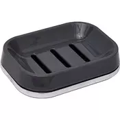 POSUDA ZA SAPUN siva plastika