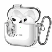 Tech-protect Slim Hook ovitek za Apple AirPods 4, prozoren