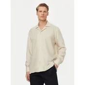 BOSS Srajca H-Joe 50561616 Svetlo bež Regular Fit
