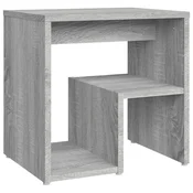 Vidaxl Nočna omarica siva sonoma 40x30x40 cm konstruiran les