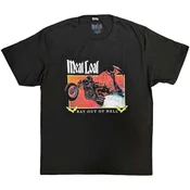 Meat Loaf Bat Out Of Hell Rectangle Charcoal Grey L Majica