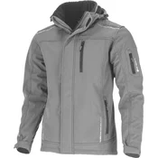 SOFTSHELL JAKNA S KAPUCO, IZOLIRANA, SIVA, S, CE, LAHTI