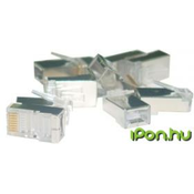 Electronic RJ45 (8P8C) - RJ45 - Transparent - Cat5e - 100 pc(s)