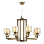 Opviq Luster Av-4285-8E, 90 cm, Braon-krem