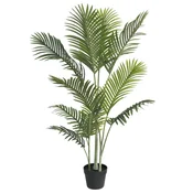 Vidaxl Umetna palma zelena 120 cm PP