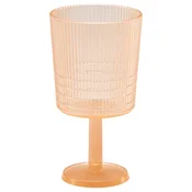 KALLSINNIG Kozarec za vino, plastika/oranžna, 32 cl