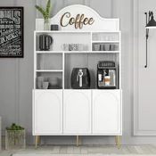 Hanah Home Kuhinjski ormar Lyon 120, Belo-zlatni