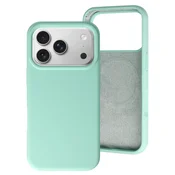 RainBow Liquid silikonski ovitek z MagSafe za iPhone 17 Pro - mint
