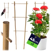 KADAX Bambusova lestev za oporo rastlin 45 cm, dvojna opora za rože