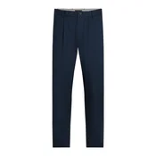 TOMMY HILFIGER Hlače z naborki HARLEM mornarska