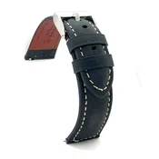 Kožni kaiš Diloy 24mm DIL396.1 Crna boja