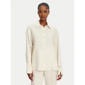 Patrizia Pepe Srajca 2C1602 A052 B823 Écru Regular Fit