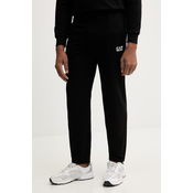 EA7 Emporio Armani Spodnji del trenirke 8NPP65 PJVRZ 1200 Črna Regular Fit