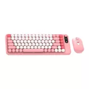 Fantech Set Bežicni miš i tastatura WK-898 GO mochi85, Roze