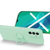 Overboard Gladek obročast ovitek za Samsung Galaxy A04S/A13 5G, svetlo zelen
