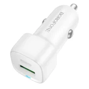 Borofone adapter BZ34B avtopolnilec Type C (20W) USB A (18W) PD 38W QC 3.0 - bel