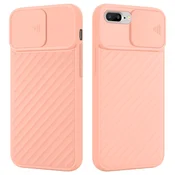 Cadorabo CADORABO Ohišje, združljiv z Apple v Matt Pink - Zaščitni pokrov iz fleksibilnega silikona TPU in z zaščito pred kamero, (20587397)