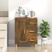 Vidaxl vidaXL Predalnik, dimljen hrast, 69,5 x 34 x 90 cm, material na osnovi lesa