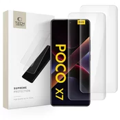 ZAŠČITNO STEKLO TECH-PROTECT GLASS UV+ 2-PACK XIAOMI REDMI NOTE 14 PRO 4G/5G/14 PRO+ PLUS 5G/POCO X7 5G CLEAR