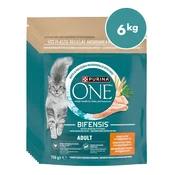 Purina ONE briketi za odrasle mačke z okusom piščanca, 8x750g