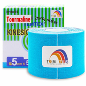 Temtex Tape Tourmaline elasticna traka za mišice i zglobove boja Blue 1 kom