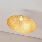 SIGMA Stropna svetilka Sfera, O 50 cm, bela/zlata - Dnevna soba/jedilnica - Sodobni - belo, zlato - Kovina