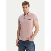 Napapijri Polo majica E-Amundsen NP0A4IN9 Roza Regular Fit