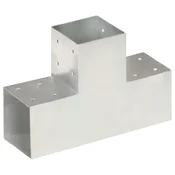 Vidaxl vidaXL T-spoj iz pocinkane kovine 101 x 101 mm