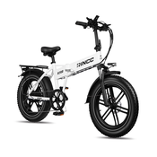 Cyrusher Zložljivo električno kolo Rincc R200, 48V 15Ah baterija, debela pnevmatika, 7 prestav, bela, (5000028192)