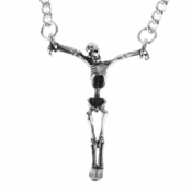 Ogrlica z obeskom Skull - PSY930