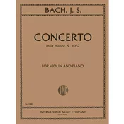 BACH J.S:KONZERT FUR VIOLIN + piano