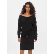 DKNY Pletena obleka DP3D4828 Črna Regular Fit