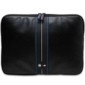 Bmw Ovitek BMW Carbon & Blue Stripe za prenosnik 14 - črn
