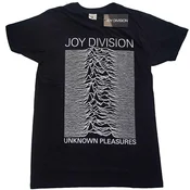 Joy Division Unknown Pleasures White On Black Black L Majica