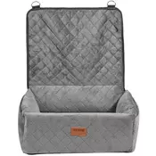 VEVOR Avto sedež za psa 60x50x19 cm siva