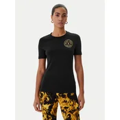 Versace Jeans Couture Majica 80HAHT02 CJ03T Črna Slim Fit