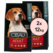 Farmina MO SP CIBAU dog ADULT MEDIUM 2x12 kg