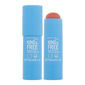 Rimmel London Kind & Free Tinted Multi Stick rdečilo za obraz 5 g Odtenek 001 caramel dusk