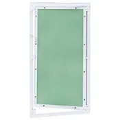 vidaXL Dostopna plošča Bela 45 x 85 cm Aluminij in mavčna plošča