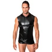 NOIR H081 Frenzy Sleeveless Hoodie XXXL