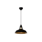 Lucide 43401/31/30 - Obesna svetilka BRASSY-BIS 1xE27/60W/230V črna