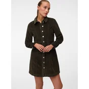 VERO MODA Dolga srajca VMDAISY temno zelena