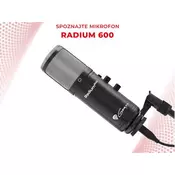 Genesis Radium 600 studio mikrofon, crna
