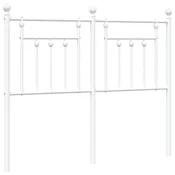 Vidaxl Kovinsko nadomestno vzglavje belo 120 cm